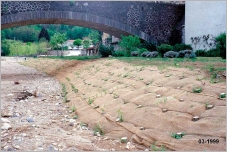 Fig. 55 - L’ouvrage en mars 1999 après réalisation.